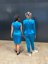 CBK Suits Pixie Satin Vest High Sea
