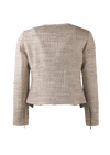 CBK Suits Cartier Zipper Tweed Suit Taupe
