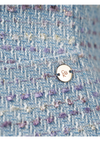 CBK Suits Cartier Zipper Tweed Suit Ocean Blue