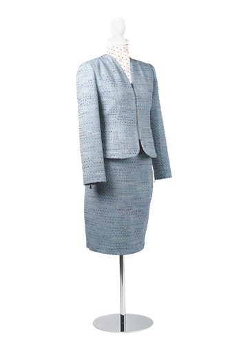 CBK Suits Cartier Tweed Waves Of Ocean Blue