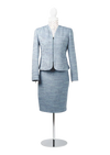 CBK Suits Cartier Tweed Waves Of Ocean Blue