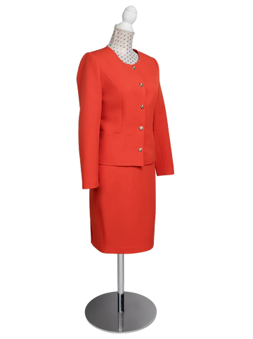 CBK Suits Nouveau Classic Suit Mandarin Red