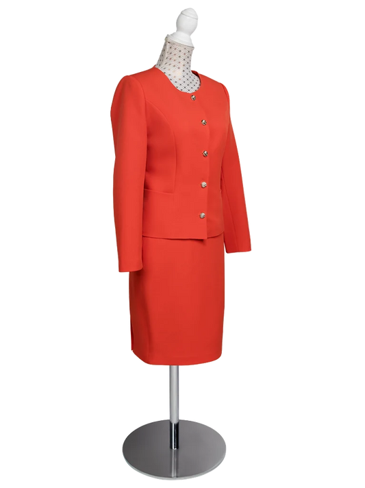 CBK Suits Nouveau Classic Suit Mandarin Red