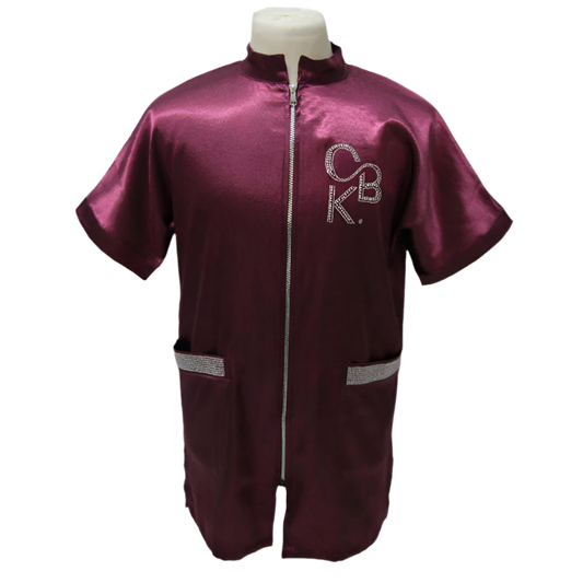 CBK Pet Care Grooming Jacket Burgundy