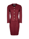 CBK Suits Nouveau Suit Tweed Sparkle Bordeaux