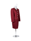 CBK Suits Nouveau Suit Tweed Sparkle Bordeaux