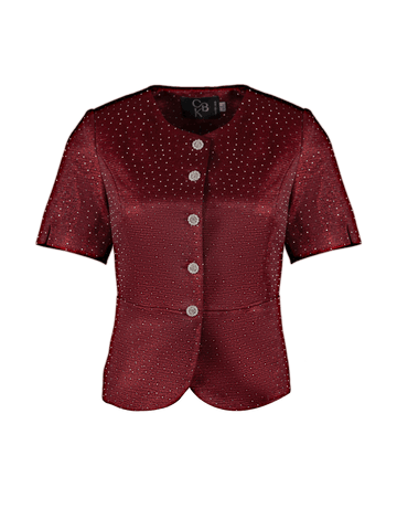 CBK Suits Bibi Blazer Red With Rhinestone