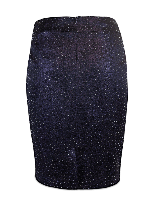CBK Suits Bibi Skirt Purple With Rhinestone