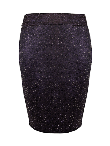 CBK Suits Bibi Skirt Purple With Rhinestone