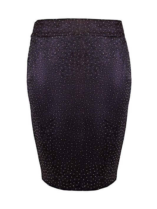 CBK Suits Bibi Skirt Purple With Rhinestone