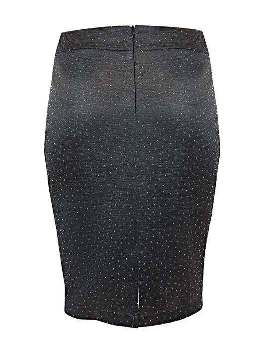 CBK Suits Icy Skirt Grey With Rhinestone