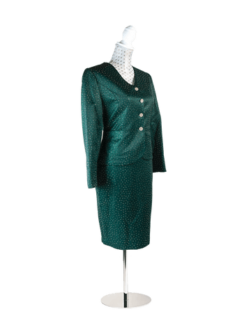CBK Suits Icy Suit Green with Rhinestone