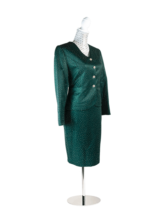 CBK Suits Icy Suit Green with Rhinestone