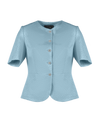 CBK Suits Bibi Short Sleeve Light Blue With Rhinestone