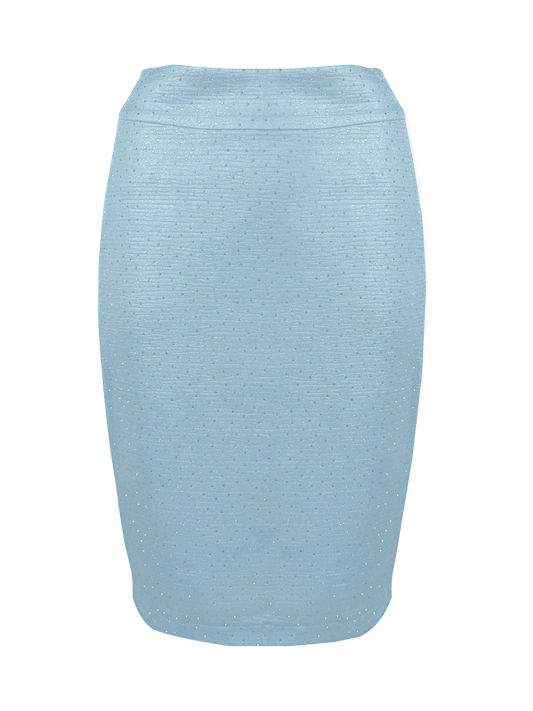 CBK Suits Bibi Skirt Light Blue with Rhinestone