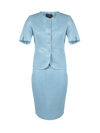 CBK Suits Bibi Short Sleeve Light Blue With Rhinestone