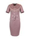 CBK Suits Bibi Short Sleeve Light Pink With Rhinestone