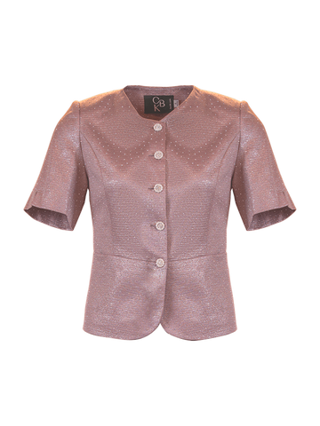 CBK Suits Bibi Blazer Light Pink with Rhinestone