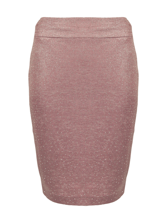 CBK Suits Bibi Skirt Light Pink with Rhinestone