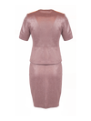 CBK Suits Bibi Short Sleeve Light Pink With Rhinestone