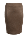 CBK Suits Icy Skirt Light Brown with Rhinestone