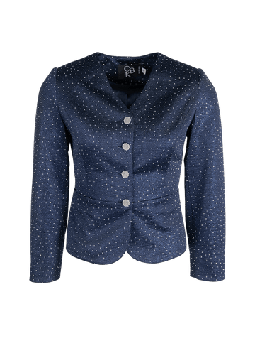 CBK Suits Icy Blazer Navy with Rhinestone