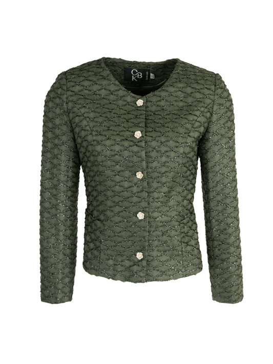 CBK Suits Nouveau Blazer Mesh Army Green