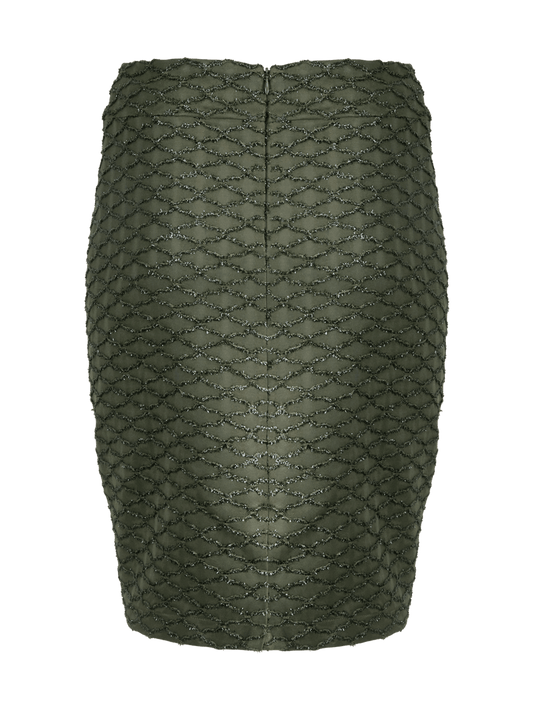 CBK Suits Nouveau Skirt Mesh Army Green