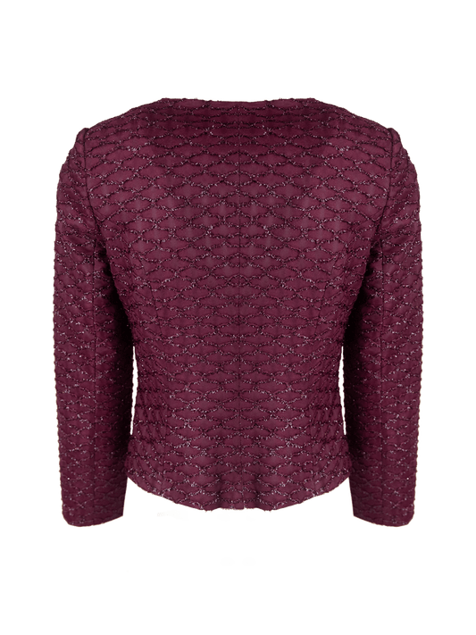 CBK Suits Nouveau Blazer Mesh Bordeaux