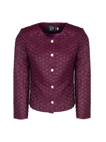 CBK Suits Nouveau Blazer Mesh Bordeaux