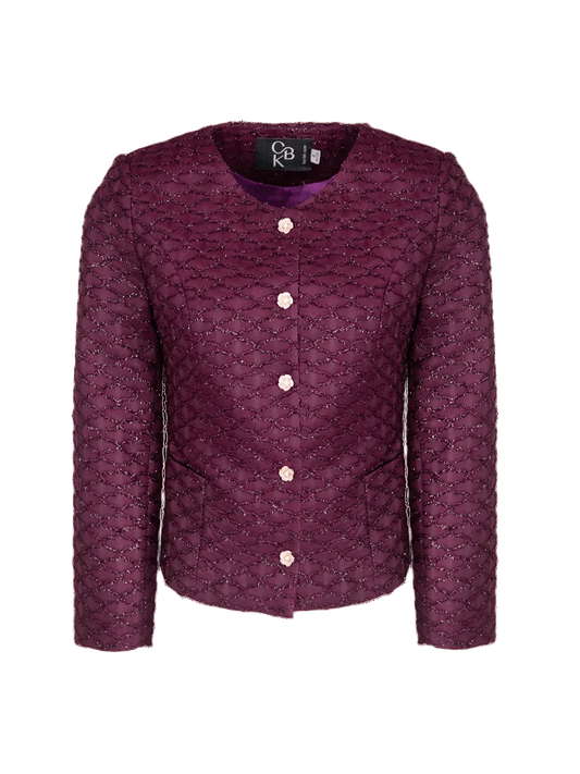 CBK Suits Nouveau Blazer Mesh Bordeaux