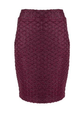 CBK Suits Nouveau Skirt Mesh Bordeaux