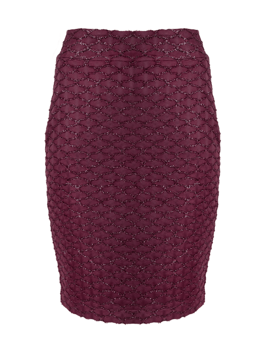 CBK Suits Nouveau Skirt Mesh Bordeaux