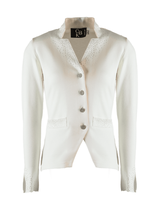 CBK Suits Evy Blazer Off White - Knitwear