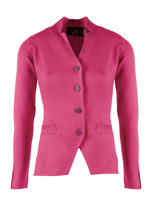CBK Suits Evy Blazer Pink - Knitwear