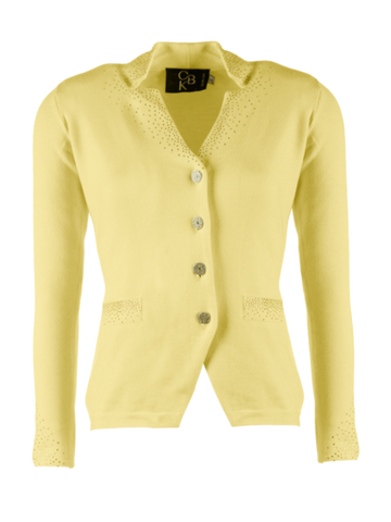 CBK Suits Evy Blazer Yellow - Knitwear