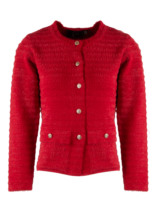 CBK Suits MeMe Blazer Red - Knitwear