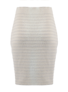 CBK Suits MeMe Skirt Off White - Knitwear