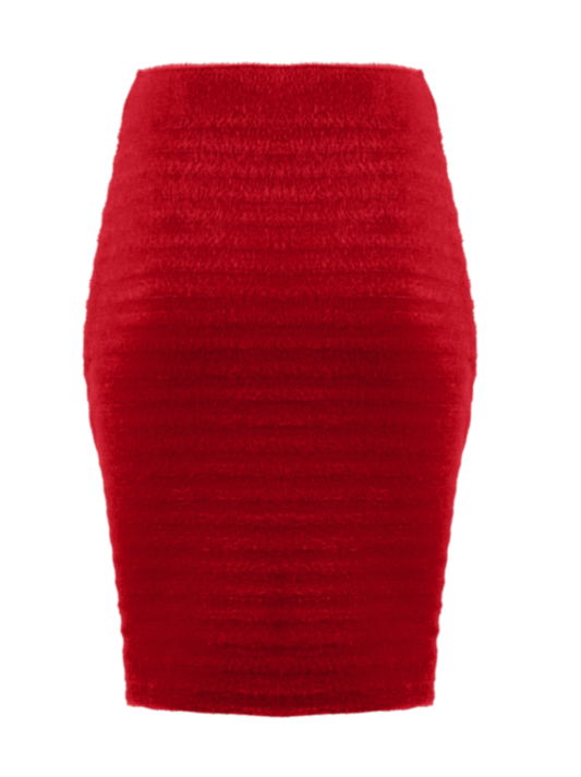 CBK Suits MeMe Skirt Red - Knitwear