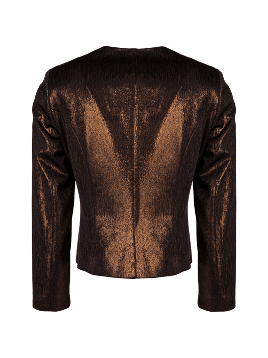 CBK Suits Cartier Blazer Metallic Copper