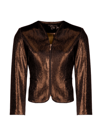 CBK Suits Cartier Blazer Metallic Copper