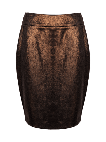 CBK Suits Cartier Skirt Metallic Copper