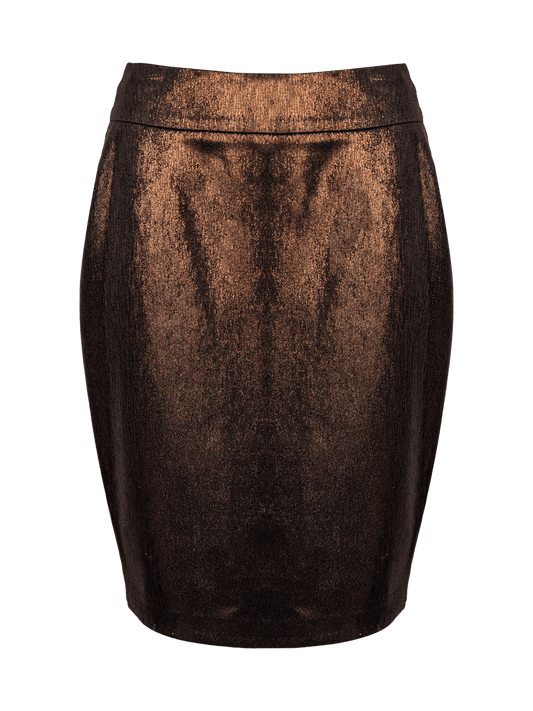 CBK Suits Cartier Skirt Metallic Copper