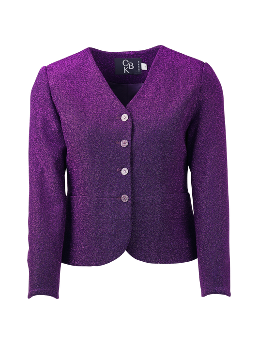 CBK Suits Icy sparkling jacket amethyst