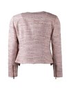 CBK Suits Cartier Zipper Tweed Blazer Cherry Blossom