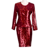 CBK Suits Erva sequin suit bordeaux