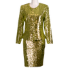 CBK Suits Erva sequin blazer lime