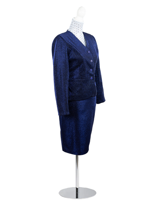 CBK Suits Icy Sparkling Suit Majorelle Blue
