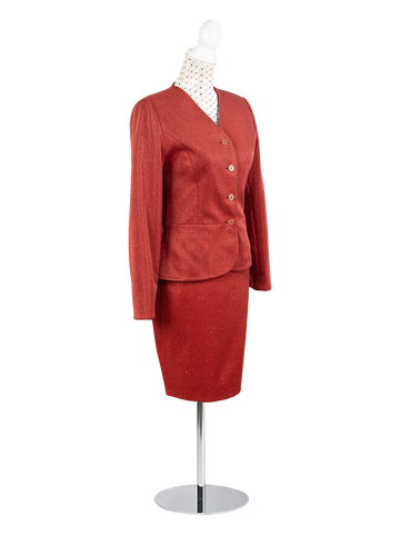 CBK Suits Icy Sparkling Suit Fiery Red
