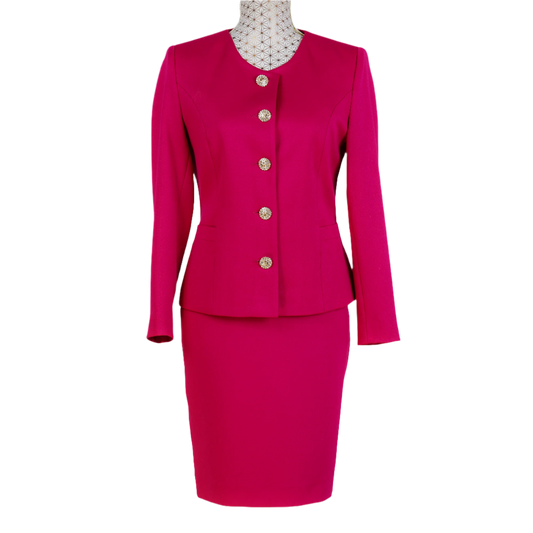 CBK Suits Saraya Classic Blazer - Cerise
